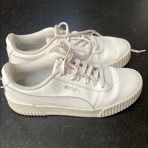 Puma Classic White Trainers